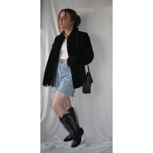 1990’s Bill Blass High Rise Denim Shorts (Size  12)